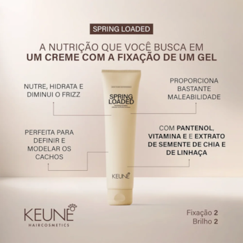 Segunda imagem do produto Keune Spring Loaded - Gel Definidor de Cachos 150ml