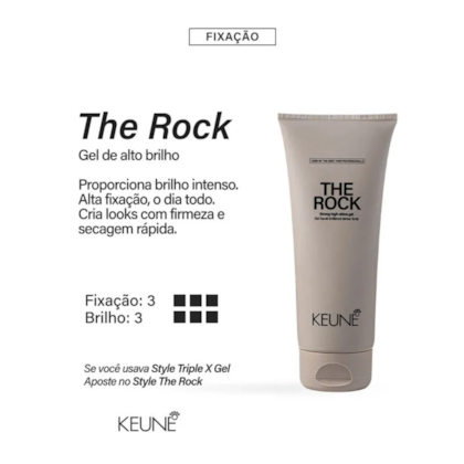 Segunda imagem do produto Keune The Rock - Gel Modelador 200ml