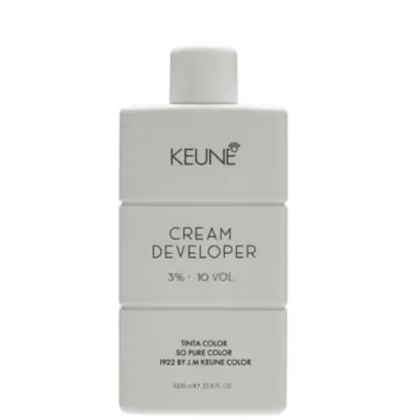 Segunda imagem do produto Keune  - Tinta Cream Developer 3% 10 vol Volumes -1l