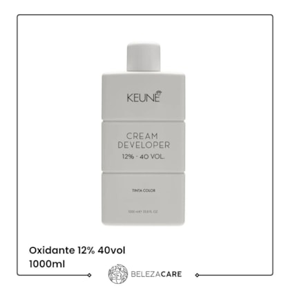 Segunda imagem do produto Keune - Tinta Cream Developer - Oxidante 12% 40vol 1000ml
