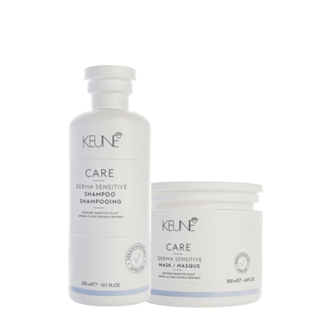 Kit Capilar Keune Derma Sensitive - Shampoo e Mascara de Hidratação 200 ml
