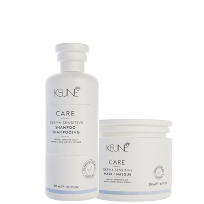 Kit Capilar Keune Derma Sensitive - Shampoo e Mascara de Hidratação 200 ml