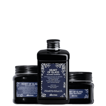 Kit Davines Heart of Glass Essential Trio (3 Produtos)