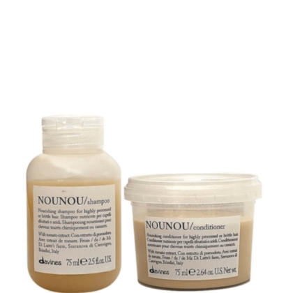 Kit davines nounou shampoo 75ML + condicionador nounou 75ML