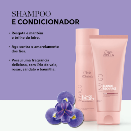 Segunda imagem do produto Kit Invigo Blonde Recharge Duo (2 Produtos)