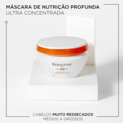 Segunda imagem do produto Kit Kérastase- Bain Nutritive  250ml + Máscara Nutritive 200ml