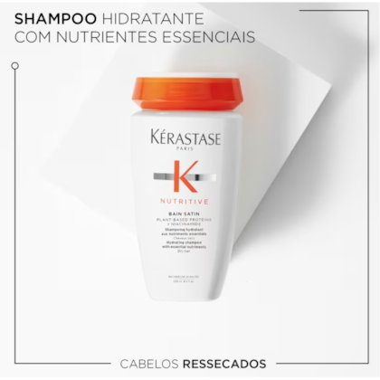Segunda imagem do produto Kit Kérastase- Bain Nutritive  250ml + Máscara Nutritive 200ml