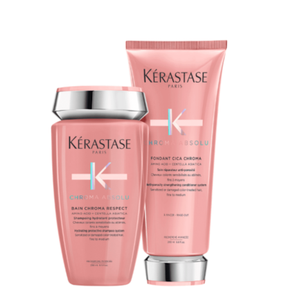 Kit  Kérastase Chroma Absolu Bain Respect Fondant Cica