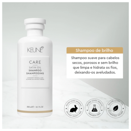 Segunda imagem do produto Kit Keune Care Satin Oil Duo (2 Produtos)