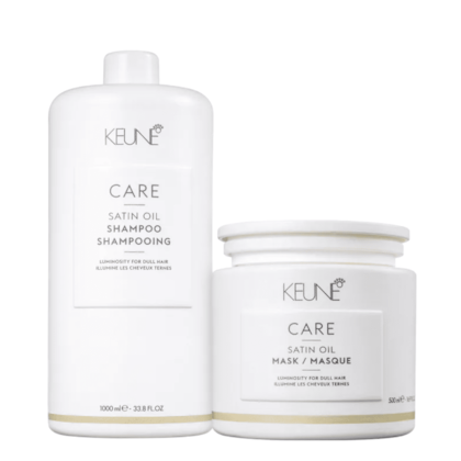 Kit Keune Care Satin Oil Duo Plus (2 Produtos)