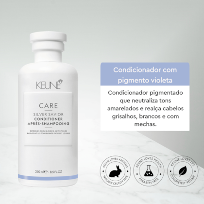 Segunda imagem do produto Kit Keune Care Silver Savior Duo (2 Produtos)