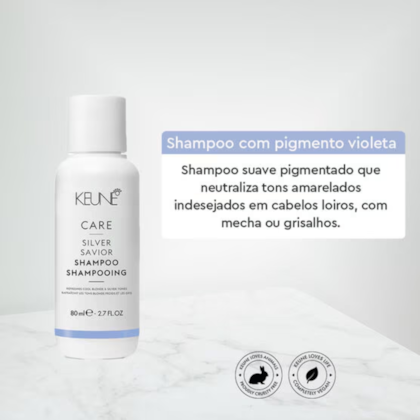Segunda imagem do produto Kit Keune Care Silver Savior Duo Mini (2 Produtos)