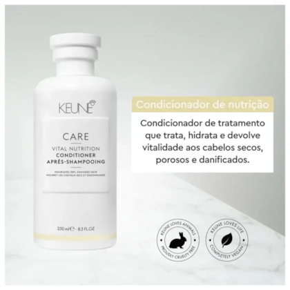 Segunda imagem do produto Kit Keune Care Vital Nutrition Trio (3 produtos)