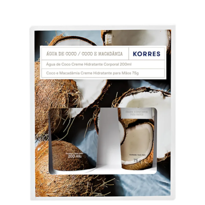 Segunda imagem do produto Kit Korres Hidratação Mãos e Corpo (2 Produtos)