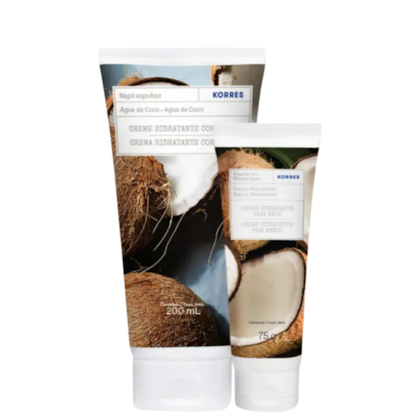Kit Korres Hidratação Mãos e Corpo (2 Produtos)