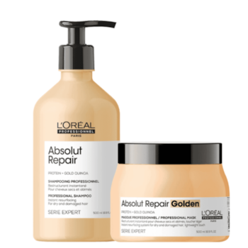 Kit L'Oréal Absolut Repair Gold Quinoa + Protein Golden Lightweight Dupla (2 Produtos)