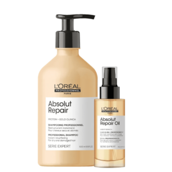 Kit L'Oréal  Absolut Repair Gold Quinoa + Protein Profissional (2 Produtos)