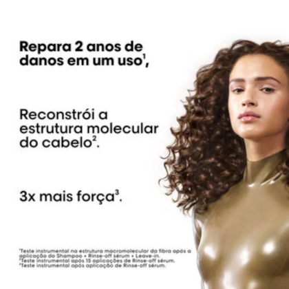 Segunda imagem do produto Kit L'Oréal Absolut Repair Molecular Sérum Reconstrutor 250ml + Leave-in Mask 100ml