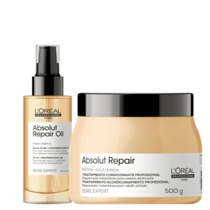 Kit L'Oréal  Absolut Repair Oil Treatment (2 Produtos)