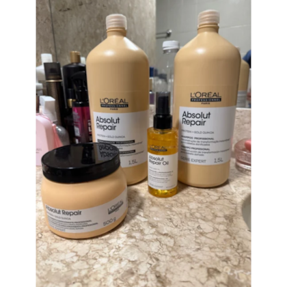 Segunda imagem do produto Kit L'Oréal  Absolut Repair Salon (4 Produtos)