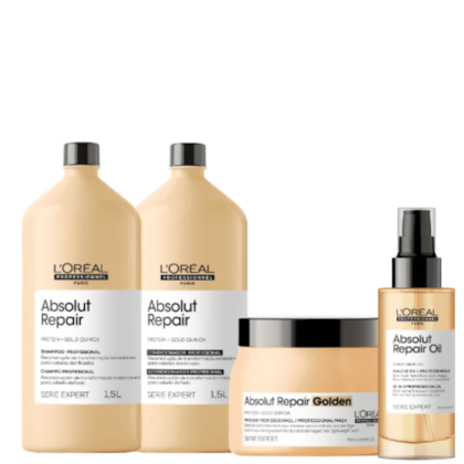 Kit L'Oréal  Absolut Repair Salon Golden (4 Produtos)