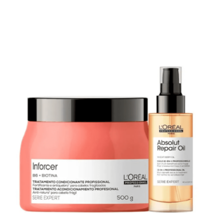 Kit L'Oréal Inforcer Absolut Repair Salon Duo (2 Produtos)