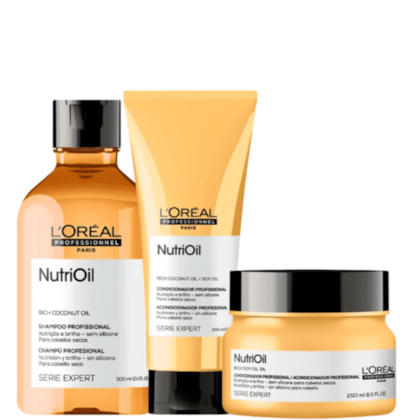 Kit L'Oréal NutriOil Trio Essential (3 Produtos)
