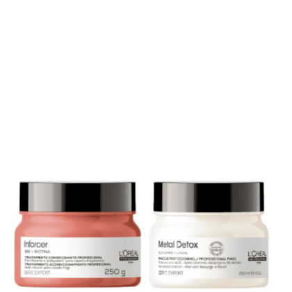 Kit L'Oréal Professionnel Inforce Metal Detox (02 Produtos)
