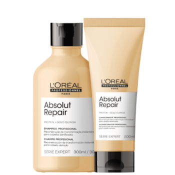 Kit L'Oréal Serie Expert Absolut Repair Gold Quinoa + Protein Duo (2 Produtos)