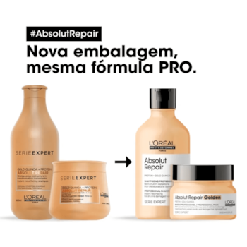 Segunda imagem do produto Kit L'Oréal Serie Expert Absolut Repair + Golden (2 produtos)