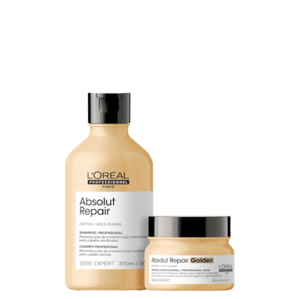 Kit L'Oréal Serie Expert Absolut Repair + Golden (2 produtos)