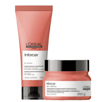 Kit L'Oréal  Serie Expert Inforcer - Condicionador 200ml + Máscara Capilar 250g