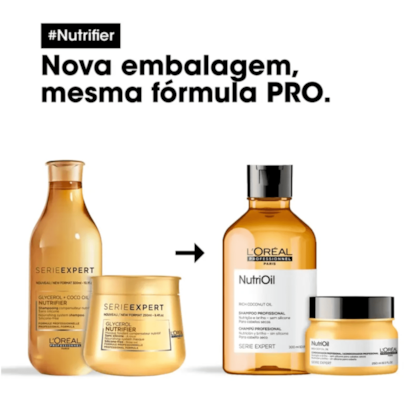Segunda imagem do produto Kit L'Oréal Serie Expert NutriOil Treatment (2 Produtos)