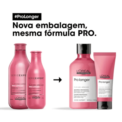 Segunda imagem do produto Kit L'Oréal Serie Expert Pro Longer Duo (2 Produtos)