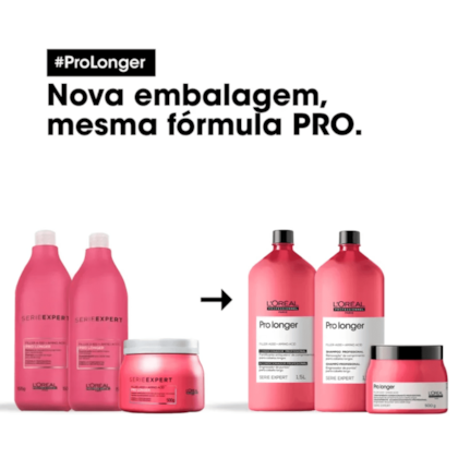 Segunda imagem do produto Kit L'Oréal Serie Expert Pro Longer Triplo (3 Produtos)