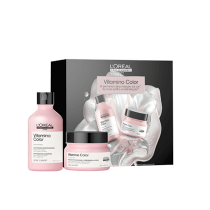Kit L'Oréal Vitamino Color Máscara + Shampoo (Dia das Mães)