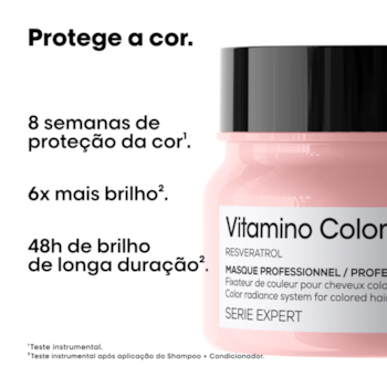 Segunda imagem do produto Kit L'Oréal Vitamino Color Máscara + Shampoo (Dia das Mães)