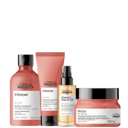 Kit L’Oréal Professionnel Inforcer + Absolut Repair Quarteto (4 Produtos)