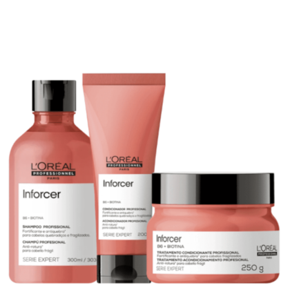 Kit L’Oréal Professionnel Inforcer Serie Expert Treat Trio (3 Produtos)