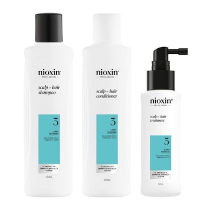 Kit Nioxin Pro Clinical System 3 Small (3 Produtos)