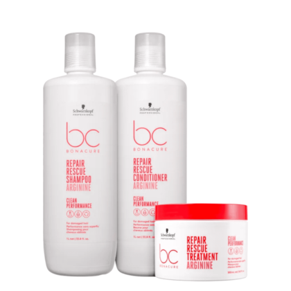 Kit Schwarzkopf BC Clean Performance Repair Rescue Pro Trio (3 Produtos)