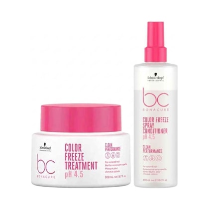 Kit Schwarzkopf - BC Color Freeze Ph 4,5  Mask 200ml + Spray Cond 400ml