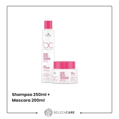 Segunda imagem do produto Kit Schwarzkopf - BC Color Freeze Ph 4,5 Sh 250ml + Mask 200ml