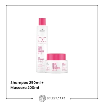 Segunda imagem do produto Kit Schwarzkopf - BC Color Freeze Ph 4,5 Sh 250ml + Mask 200ml