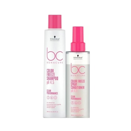Kit Schwarzkopf - BC Color Freeze Ph 4,5 Sh 250ml + Spray Cond 200ml
