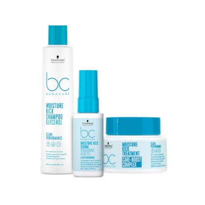 Kit Schwarzkopf - BC Moisture Kick Sh 250ml + Mask 200ml + Sérum 50ml