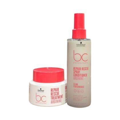 Kit Schwarzkopf - BC Repair Rescue Mask 200ml + Spray Cond 200ml