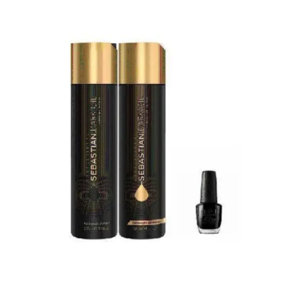 Kit Sebastian Professional Dark Oil & OPI Black (3 Produtos)