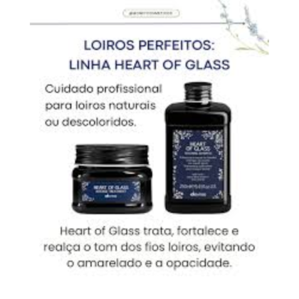 Segunda imagem do produto Kit Tratamento Davines Heart Of Glass Shampoo+Cond (2 prod.)