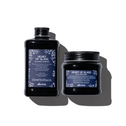 Kit Tratamento Davines Heart Of Glass Shampoo+Cond (2 prod.)